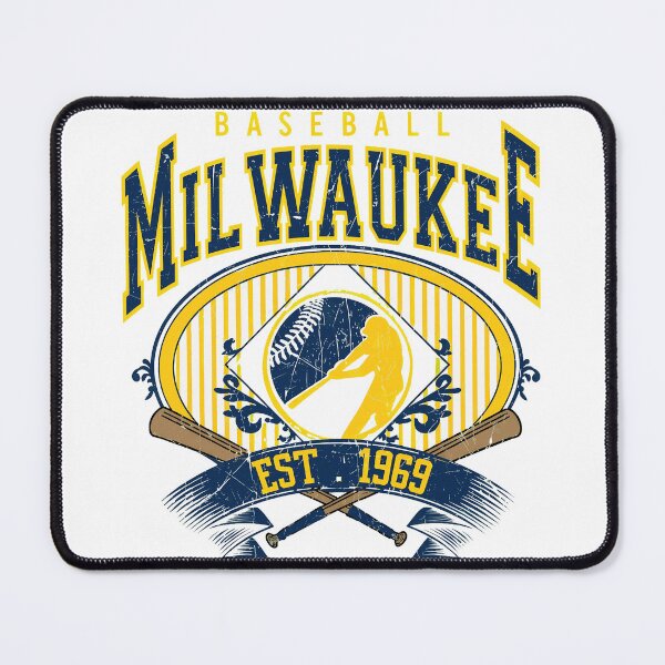 Item preview, Vintage Baseball Graphic Tee Milwaukee designed and sold by hleichMehlani.