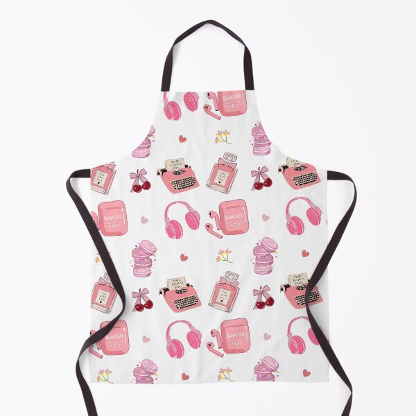 Item preview, Cute Pink Aesthetic Sticker  and pattern Sheet Set – Macarons, Headphones & Vintage Typewriter   designed and sold by Manyart13031992.