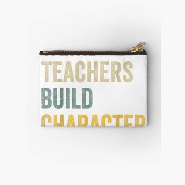 Item preview, Weird Teachers Build Character funny vintage Teacher T-Shirt designed and sold by gidget-gadget.