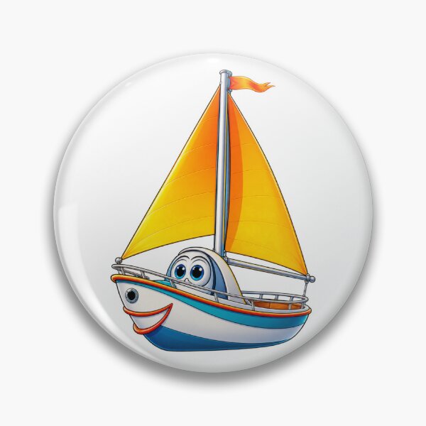 Artikelvorschau, Segelboot-Cartoon entworfen und verkauft von Scott Hayes.