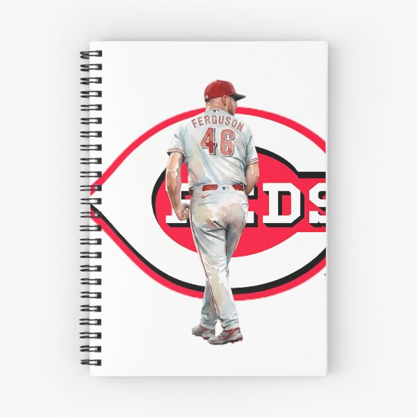Item preview, Watercolor Art Of Baseball Pitcher 46 Ferguson With Reds designed and sold by ArsenovTigar.