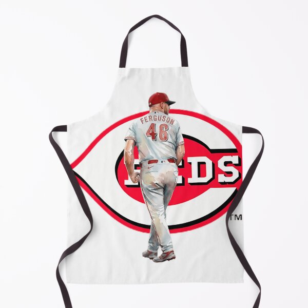 Item preview, Watercolor Art Of Baseball Pitcher 46 Ferguson With Reds designed and sold by ArsenovTigar.