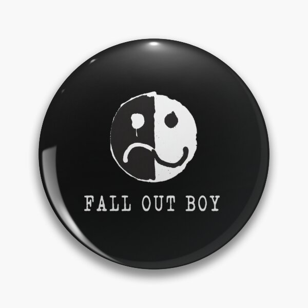 Item preview, Fall Out Boy Split Face Emblem  designed and sold by RobertOakes12.