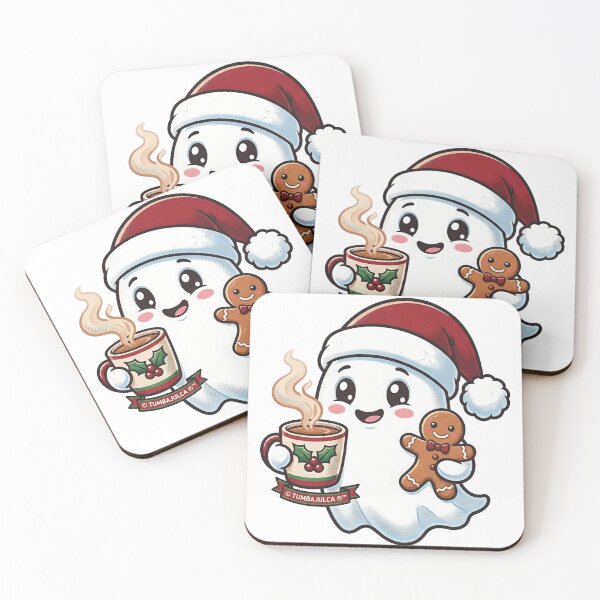 Item preview, Festive Ghost – Christmas & Halloween Crossover designed and sold by TUMBAJULCA.
