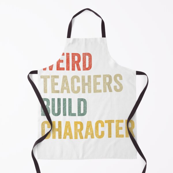 Item preview, Weird Teachers Build Character funny vintage Teacher T-Shirt designed and sold by gidget-gadget.