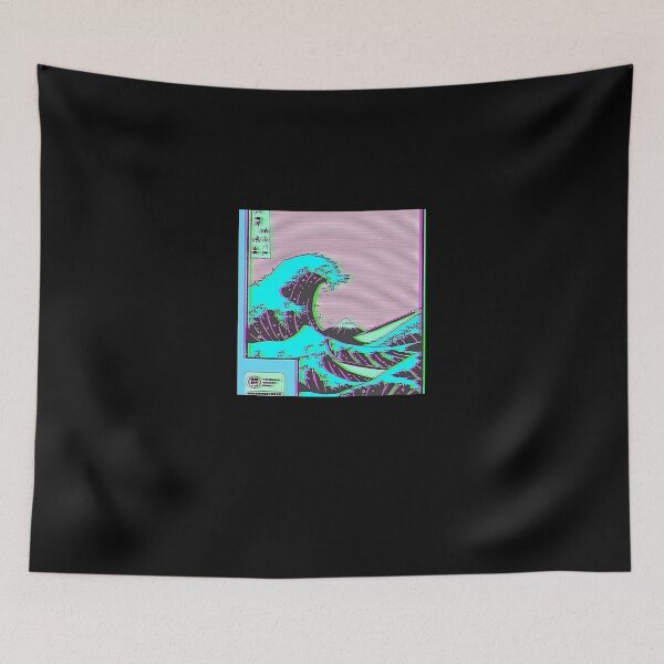 Item preview, The Great Wave Off Vaporwave Kanagawa designed and sold by shutespqsila.