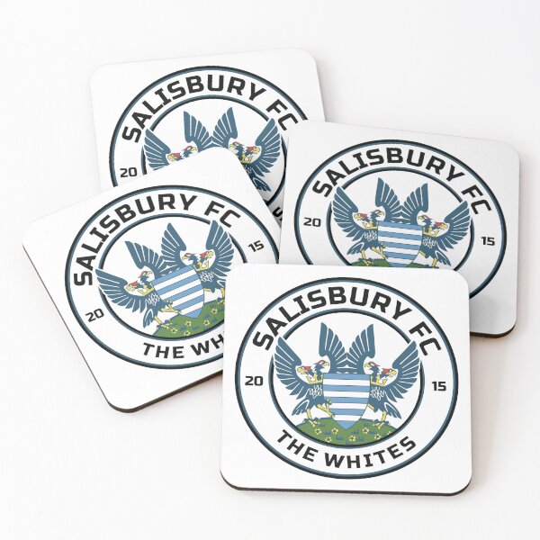 Item preview, Title: Salisbury FC The Whites Football Club Crest Logo designed and sold by gaby5.