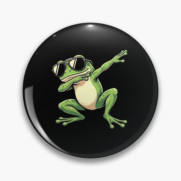 Item preview, Cool Dabbing Frog Wearing Sunglasses Funny Frog Lover Design designed and sold by MiALopezArt.