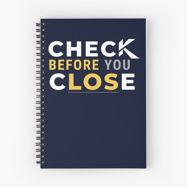 Item preview, Check Before You Close – Accounting & Audit CPA T-Shirt designed and sold by FCA SIR MERCH .