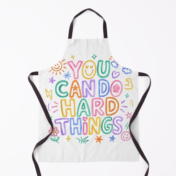Item preview, You Can Do Hard Things Doodle Teacher Motivational T-Shirt designed and sold by KTY-NUSS.