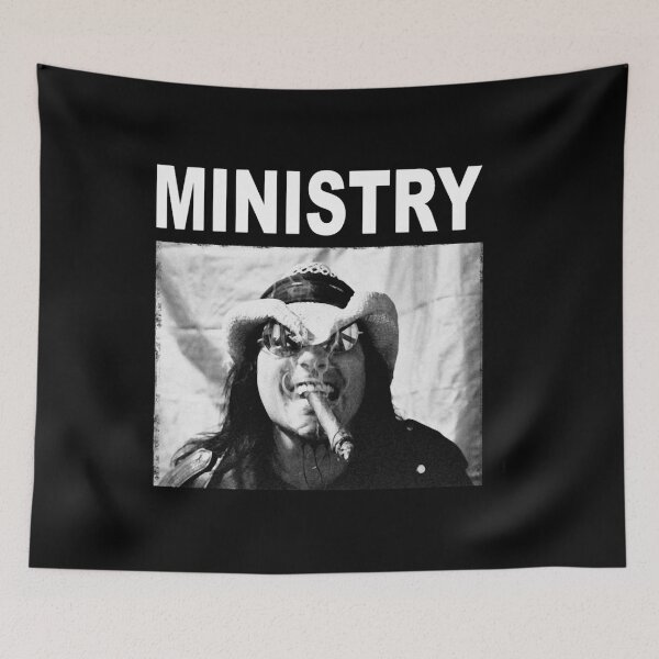 Item preview, ministry band (on black) designed and sold by PatrickShawn9.