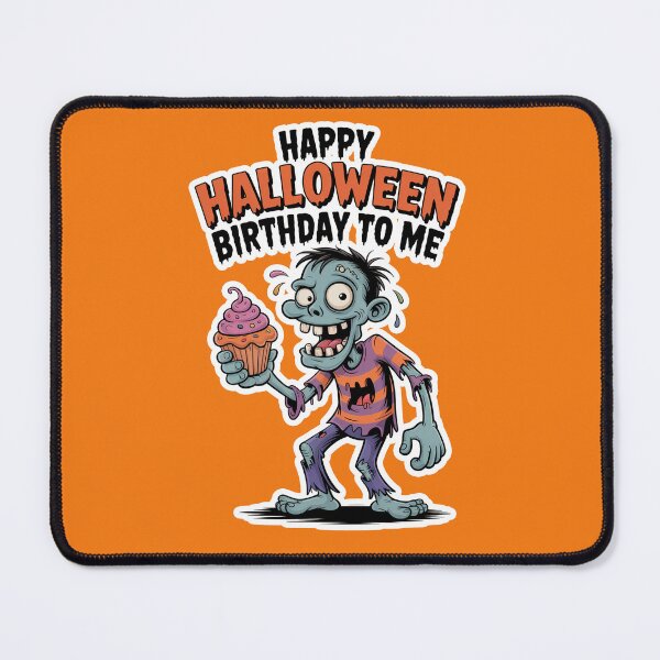 Item preview, HAPPY HALLOWEEN BIRTHDAY TO ME with Zombie designed and sold by Greenbaby.