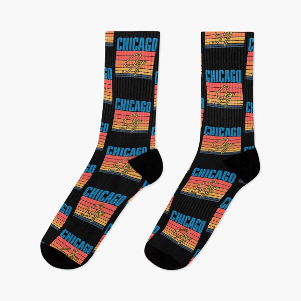 Item preview, Chicago Skyline Retro Sunset Graphic  designed and sold by DonaldDye64831.