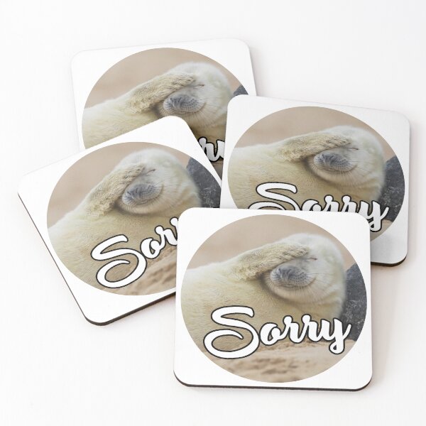 Item preview, Sorry; Seal; designed and sold by StickerApe.