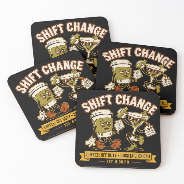 Item preview, Shift Change Coffee Off Duty Cocktail On Call designed and sold by Boiledbrain-SP.