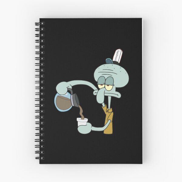 Item preview, Grumpy Squidward Pouring Morning Brew designed and sold by ETHMCLEISTER.