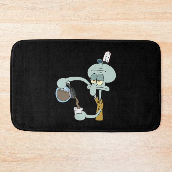 Item preview, Grumpy Squidward Pouring Morning Brew designed and sold by ETHMCLEISTER.