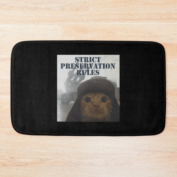 Item preview, Cat in Ushanka with Missile Launcher Meme designed and sold by ETHMCLEISTER.