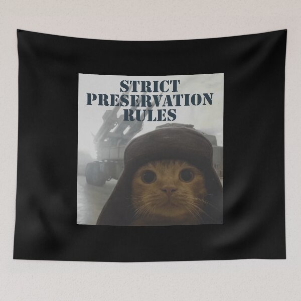 Item preview, Cat in Ushanka with Missile Launcher Meme designed and sold by ETHMCLEISTER.