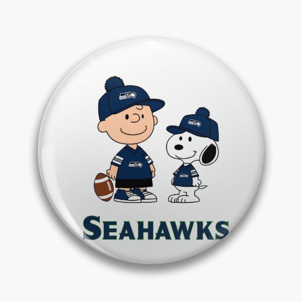 Item preview, Charlie Brown & Snoopy Seahawks  designed and sold by PopArtDarkness.