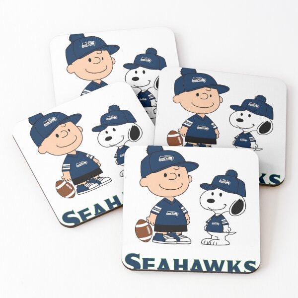 Item preview, Charlie Brown & Snoopy Seahawks  designed and sold by PopArtDarkness.