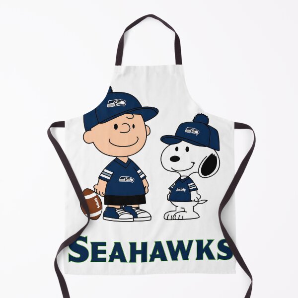 Aperçu de l'œuvre Charlie Brown et Snoopy Seahawks créée et vendue par PopArtDarkness.