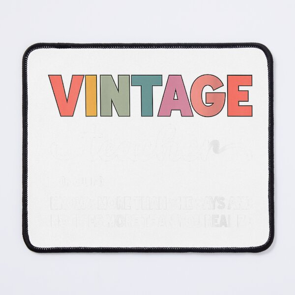 Item preview, Womens Vintage Teacher Knows More Than She Says Outfit Definition V-Neck T-Shirt designed and sold by gidget-gadget.
