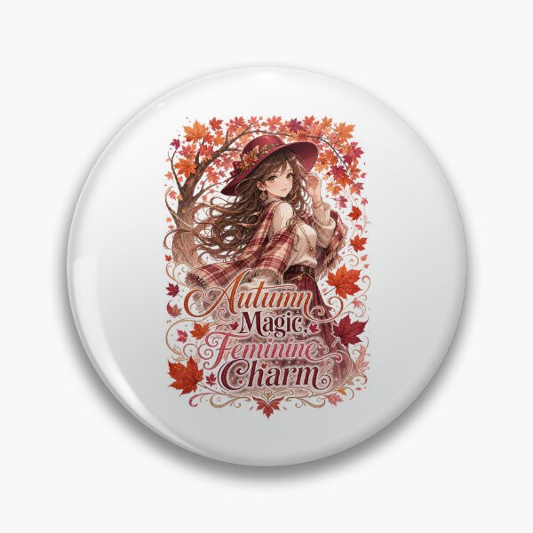 Item preview, Autumn Magic, Feminine Charm | Cute Fall Design for Women | Autumn Aesthetic Gift designed and sold by PrintSparkDesigns.