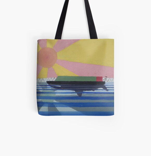 Dangerous Waters All Over Print Tote Bag