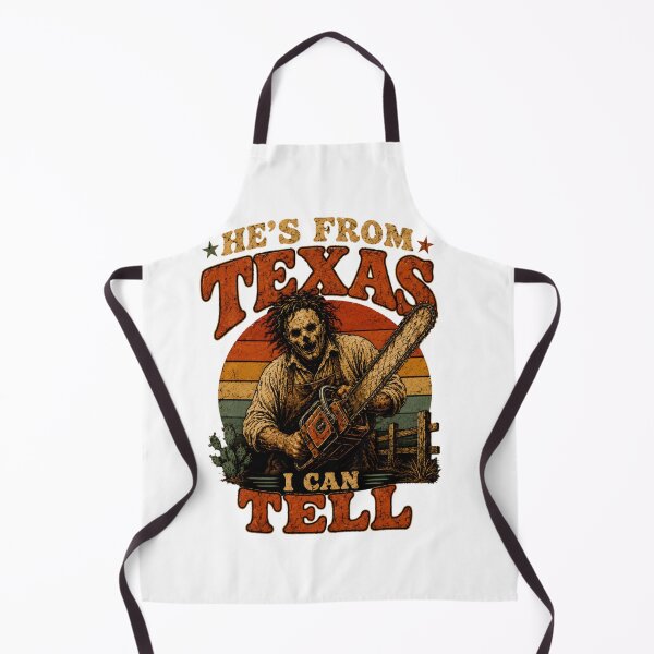 Item preview, Retro Hes from Texas I Can Tell Chainsaw Horror Halloween designed and sold by JanetWilli.
