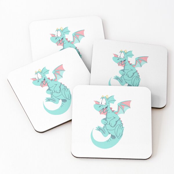 Item preview, Playful Sky Dragon Cute Turquoise Dragon designed and sold by DragonberryHO.