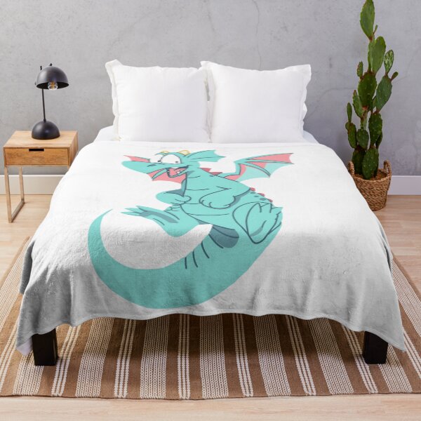 Item preview, Playful Sky Dragon Cute Turquoise Dragon designed and sold by DragonberryHO.