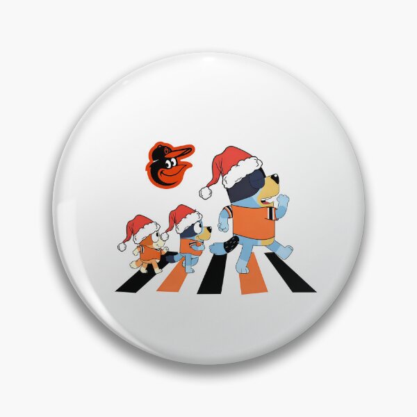 Artikelvorschau, Bluey Dogs Weihnachtsmützen Orioles Crossing entworfen und verkauft von PopArtDarkness.