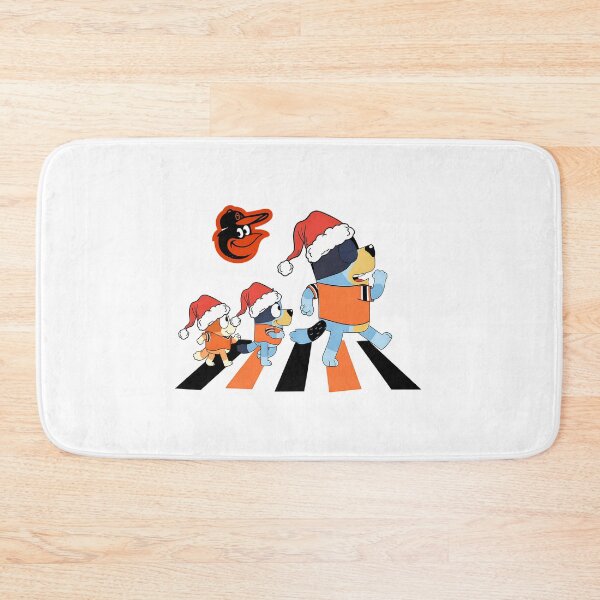 Artikelvorschau, Bluey Dogs Weihnachtsmützen Orioles Crossing entworfen und verkauft von PopArtDarkness.