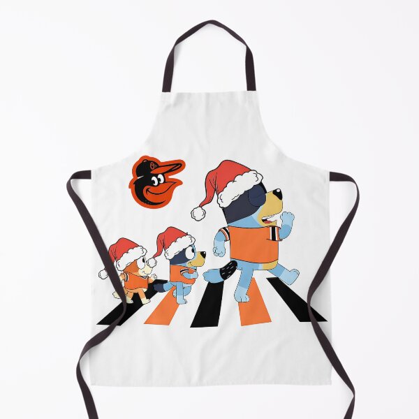 Item preview, Bluey Dogs Santa Hats Orioles Crossing designed and sold by PopArtDarkness.