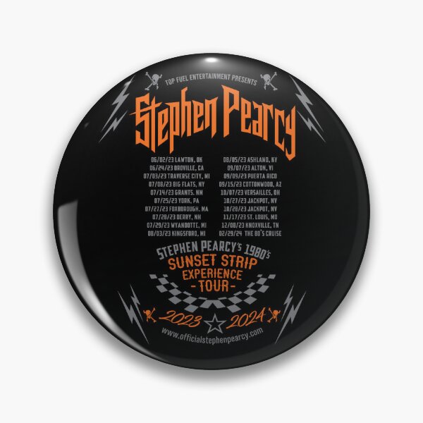Item preview, STEPHEN PEARCY’S 1980’s “Sunset Strip Experience” Tour 2023-2024 Limited Edition  designed and sold by Sepearcy.
