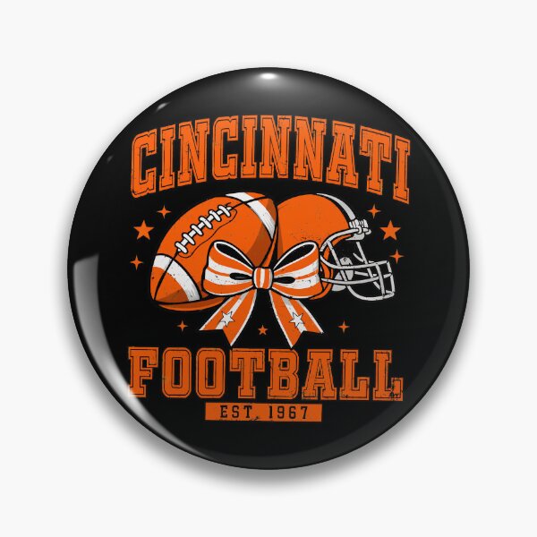 Item preview, Cincinnati Football Vintage Retro Bow  designed and sold by JenniferW42443.