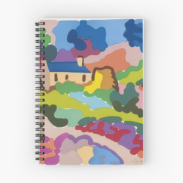 Item preview, Ferme en bretagne - fauvism designed and sold by NeonCanvasDream.