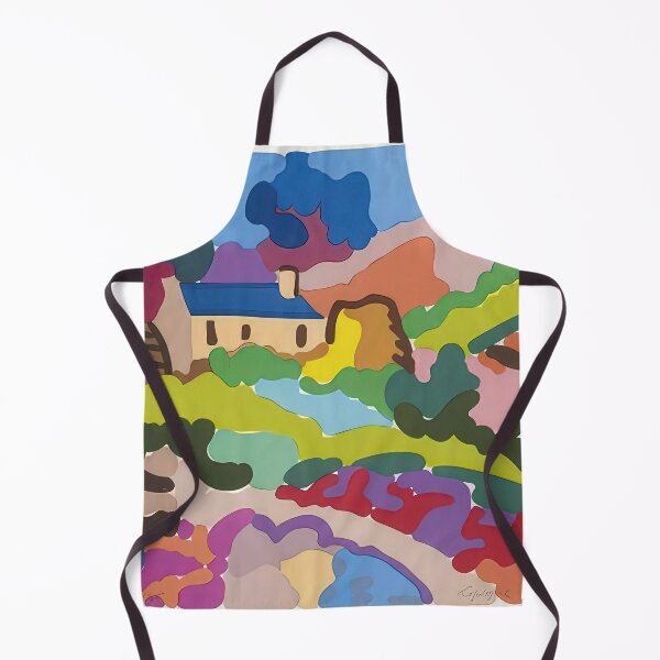 Item preview, Ferme en bretagne - fauvism designed and sold by NeonCanvasDream.