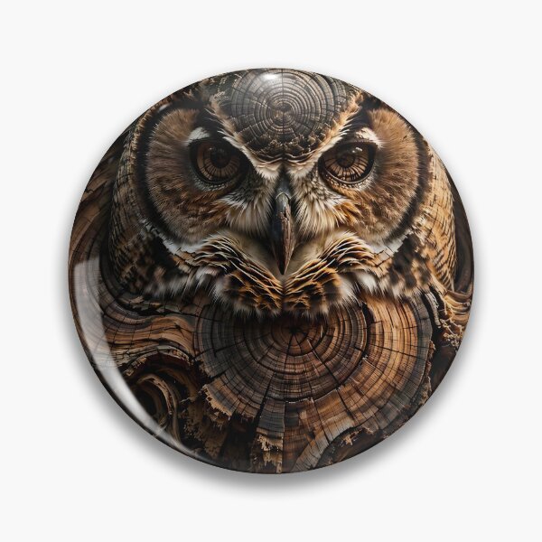 Item preview, Ancient Woodland Owl – Spirit of the Forest designed and sold by DreamyWallVibes.