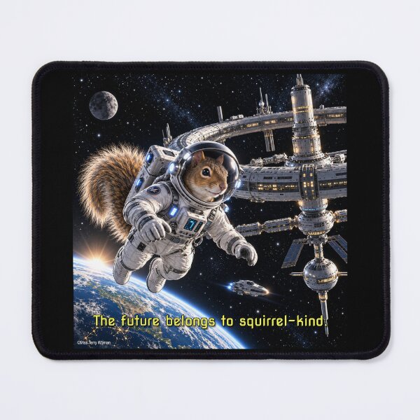 Item preview, Squirrel Astronaut of the Future designed and sold by MissTerryWoman.