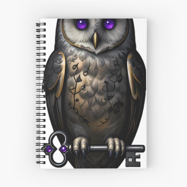 Item preview, Gothic Barn Owl Cryptkeeper designed and sold by IllumeInk.