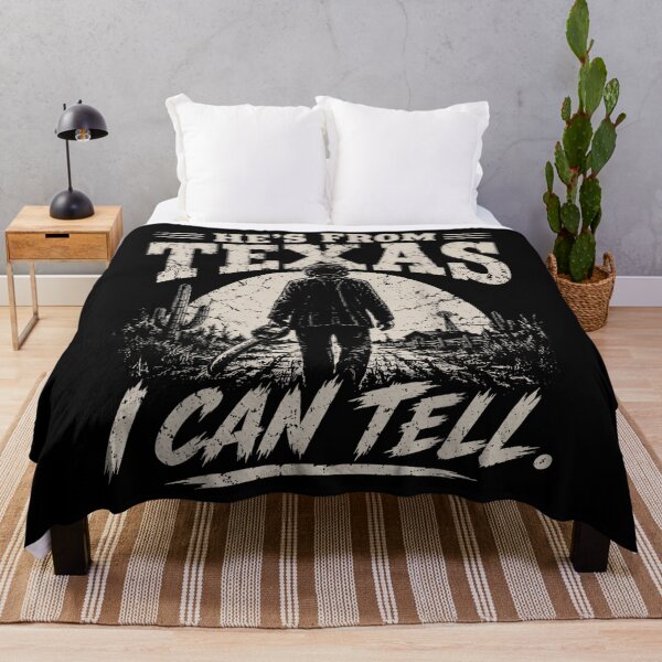 Item preview, hes from Texas i can Tell Shirt, Chainsaw Horror designed and sold by AmberWild.