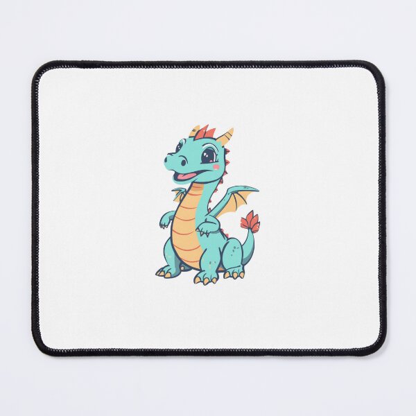 Item preview, Sweet Baby Dragon  Cute Turquoise Dragon Character designed and sold by DragonberryHO.