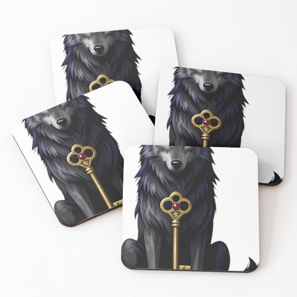 Item preview, Gothic Wolf Gate Warden designed and sold by IllumeInk.