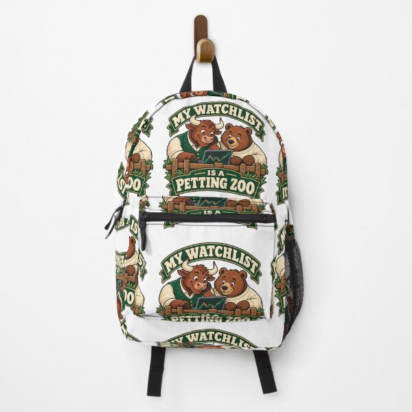 Item preview, My Watchlist Is a Petting Zoo Bull Bear Design designed and sold by Bikivuno.