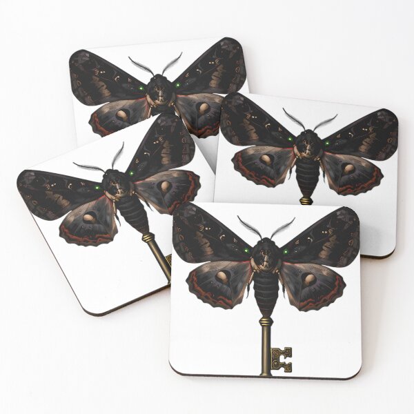 Item preview, Gothic Deaths Head Hawkmoth Key designed and sold by IllumeInk.