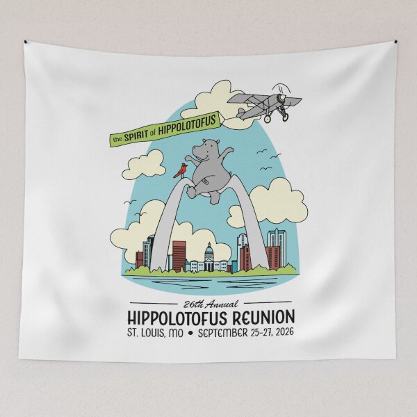 Item preview, 2026 hippolotofus reunion designed and sold by CarlDMoaning0.