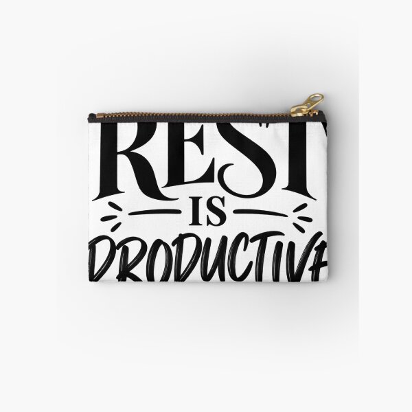Item preview, Rest Is Productive – Minimal Self Care Quote designed and sold by TinyWeird.