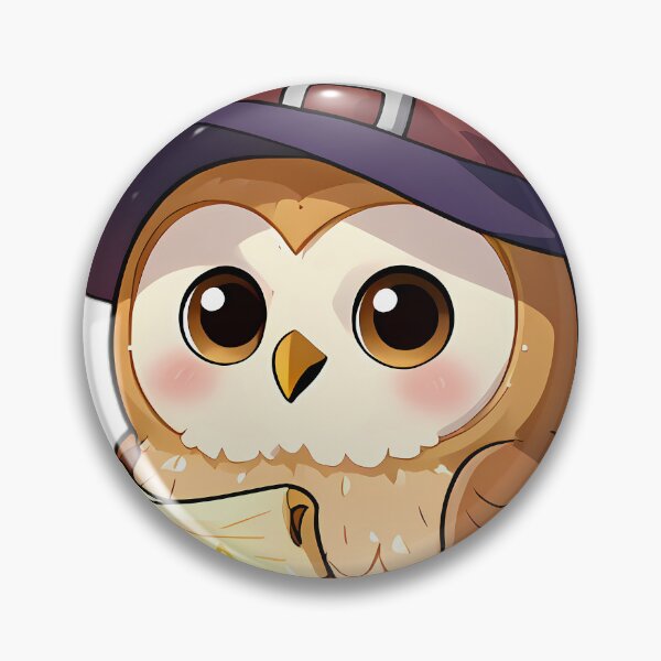Item preview, Cute Barn Owl Apprentice Witch with Glowing Magic Scroll designed and sold by pumsquare.